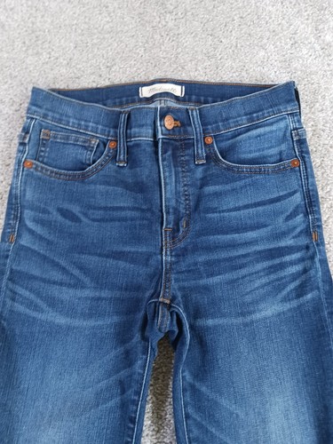 Madewell 9" Skinny High-Rise Womens Denim Jeans 26 Blue - Picture 2 of 11