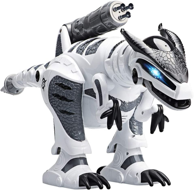 Aomeiqi Remote Control Dinosaur for Kids Electronic RC Toys White