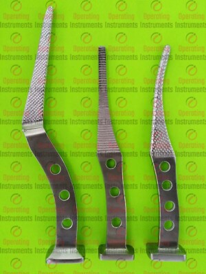 Rasp Thompson Instrumentation For Hip Prosthesis Orthopedics Surgery 3 PCS Set