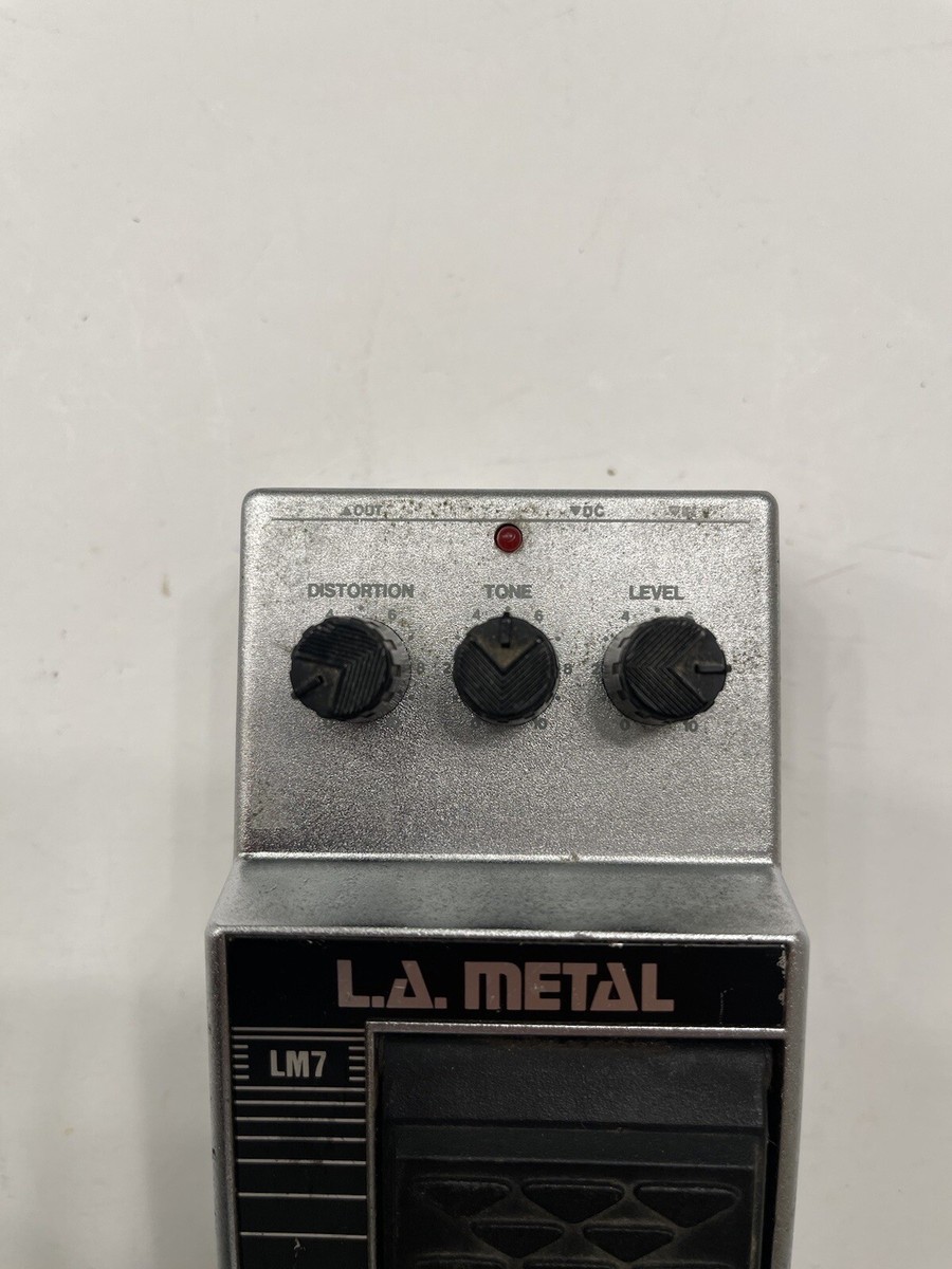 ■Ibanez L.A. L LM7 レア DISTORTION Ibanez LA Metal LM7 Distortion Guitar Pedal Vintage 1988-89