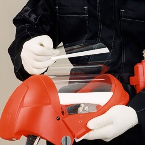 Devilbiss/Sperian/Wilson/Honeywell coperture visiera peeling maschera viso confezione 50 - Foto 1 di 3