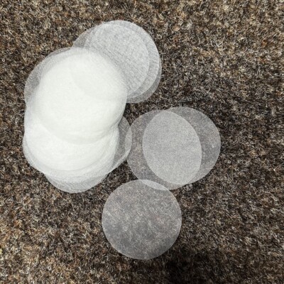 Organza Rundschnitte 20 Stück DIY Material zur Herstellung Kleid Dekor, Blumen, Zubehör