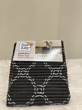 Fresh Kitty Jumbo Foam Litter Mat - 40" x 25" Black