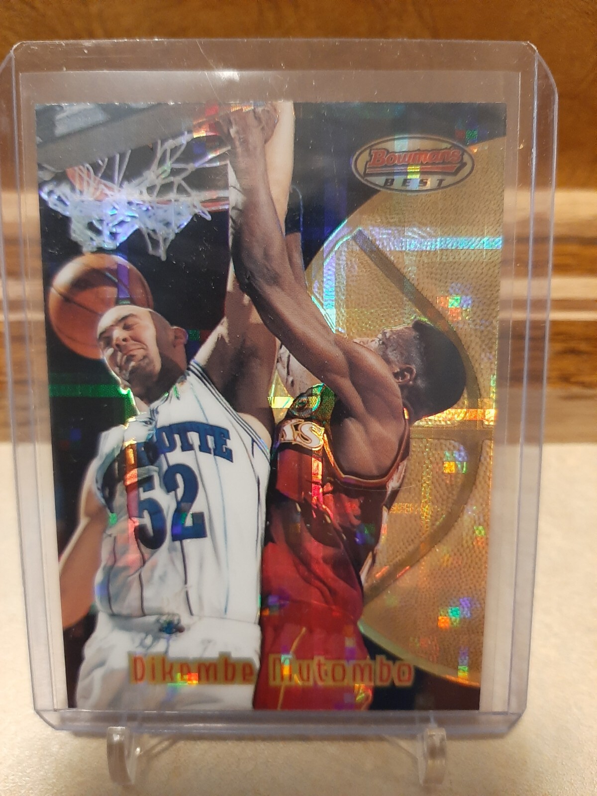 1997-98 BOWMANS BEST ATOMIC REFRACTOR #36 - DIKEMBE MUTOMBO