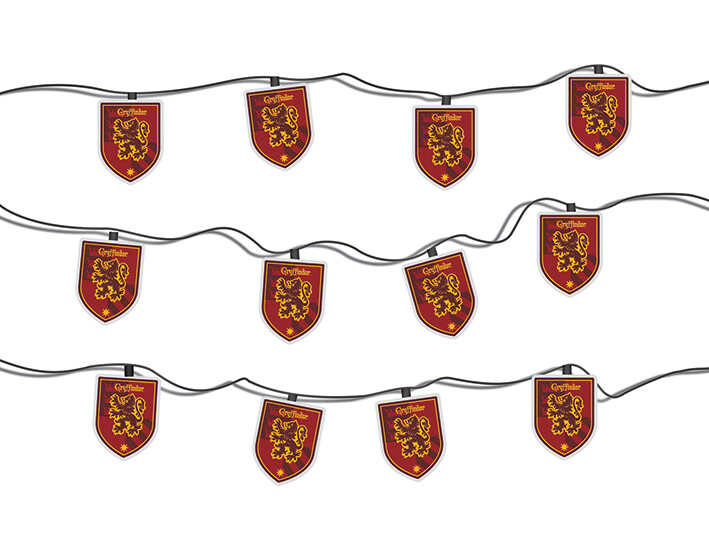 HARRY POTTER GRYFFINDOR LED STRING LIGHTS BRAND NEW BATTERY POWERED UK SELLER