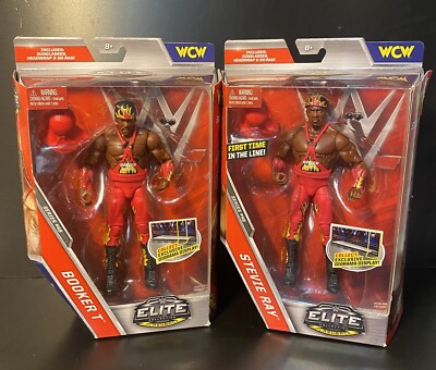 WCW Mattel Elite Harlem Heat Series 46 (Booker t & Stevie ray) WWE