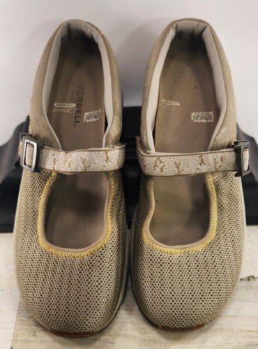 Merrell Encore Mary Jane Damengröße 8,5 beige Mesh Schuhe Clogs Ortholite - Bild 3 von 8