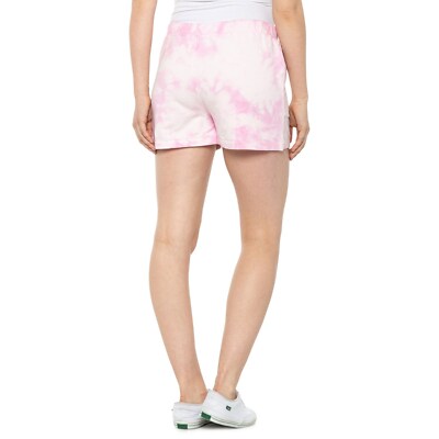 Lucky Brand Womens XL Pink/White Tie-Dye Cotton Pockets Drawstring