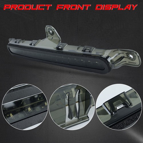 Full LED 3RD Third Brake Lights Black For Ford Mustang 2010 2011 2012 2013 2014 - Picture 2 of 6