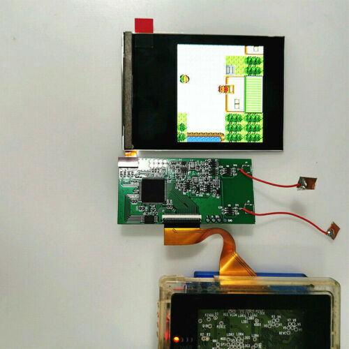Kit mod rétroéclairage LCD coloré IPS taille 8 pour console Game Boy couleur GBC - Photo 1 sur 8