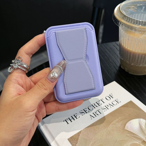 Porte-cartes à dos de téléphone coloré pliable pour iPhone pour Magsafe -* - Zdjęcie 24 z 29