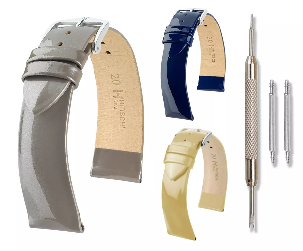 Hirsch leather watch strap sale