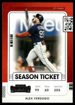 2021 Panini Contenders #23 Alex Verdugo Boston Red Sox | eBay