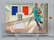 Willy Hernangomez 2017-18 Panini Spectra Triple Threats jersey /99 Hornets Spain