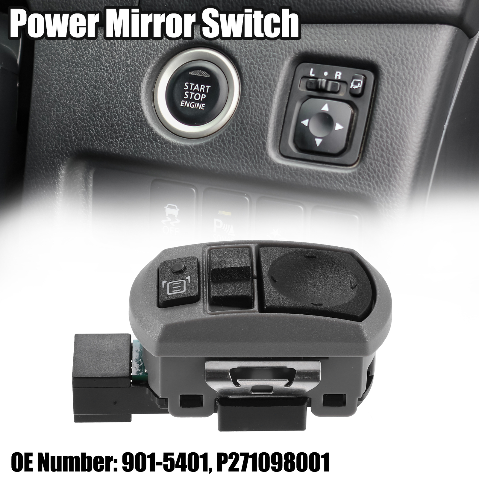 Power Rear View Mirror Switch Remote Control P271098001 for Kenworth T660 new