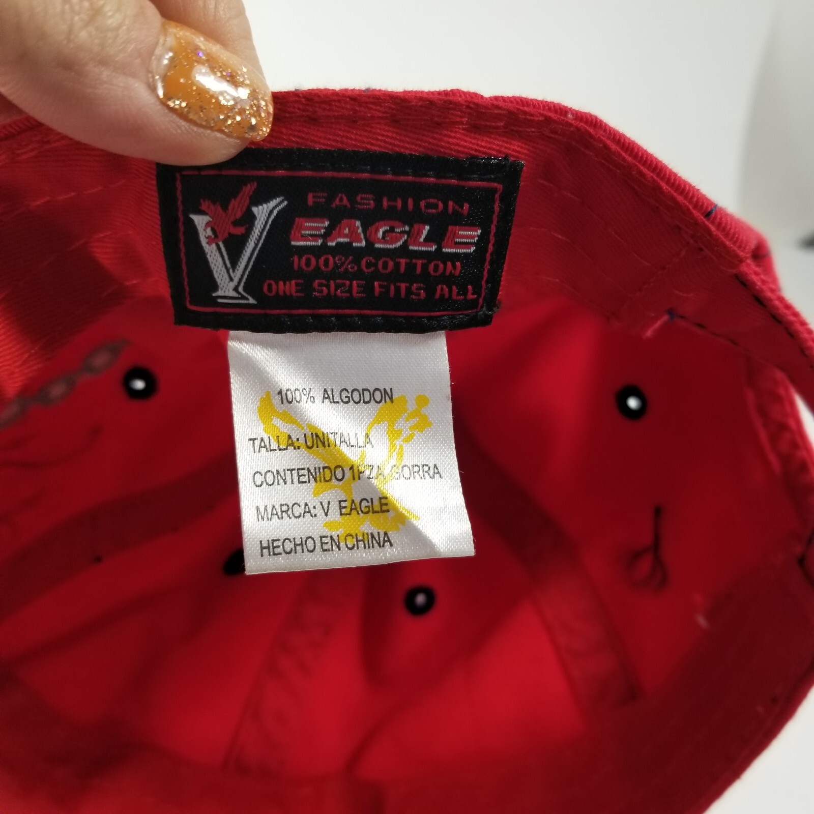 V Eagle Baseball Cap Hat Strapback Adjustable Fas… - image 7