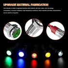 LED Indicator Light 6MM 1/4 Yellow Signal Lamp 12-24V Automotive LED Light, 5PC