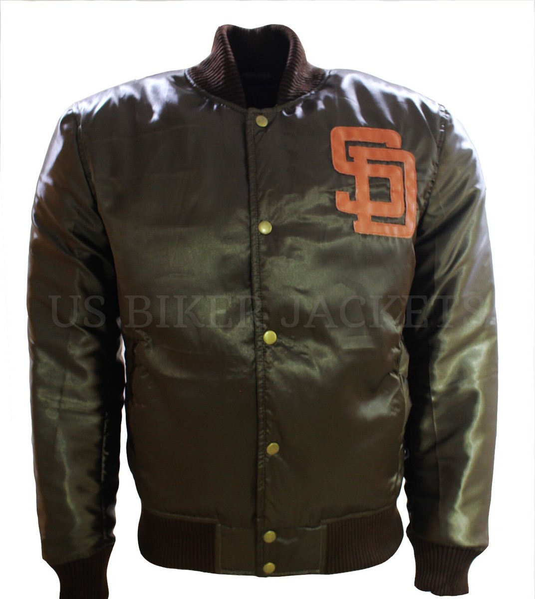 ジャケット・アウター WIND AND SEA Padres Satin Blouson San Diego Padres 1969 Satin Windbreaker Jacket – Ebbets Field