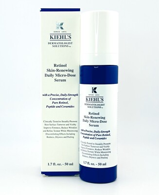 Kiehl's Since 1851 Micro-Dose Anti-Aging Retinol Serum 1.7 fl. oz. NEW IN BOX