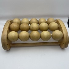 Happy Roller Wooden Foot Massager Body Feet Reflexology Roller Tool