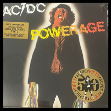 AC/DC - Powerage 50th Anniversary Gold Coloured Vinyl 2024 Lp NEW & SEALED