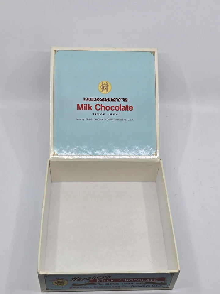 Hershey's 1993 chocolate con leche desde 1894 caja de publicidad tipo cigarro Foto 2 de 4