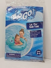 Bestway H2O Go Lil Pal Swim Tube Inflatable Dinosaur Pool Toy Float Ages 3-6 NEW