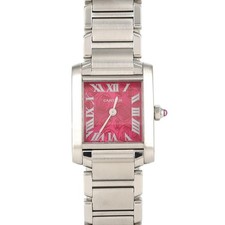 Authentic Cartier Tank Française Small Watch 2006'Xmas Limited W51030Q3 Sta...