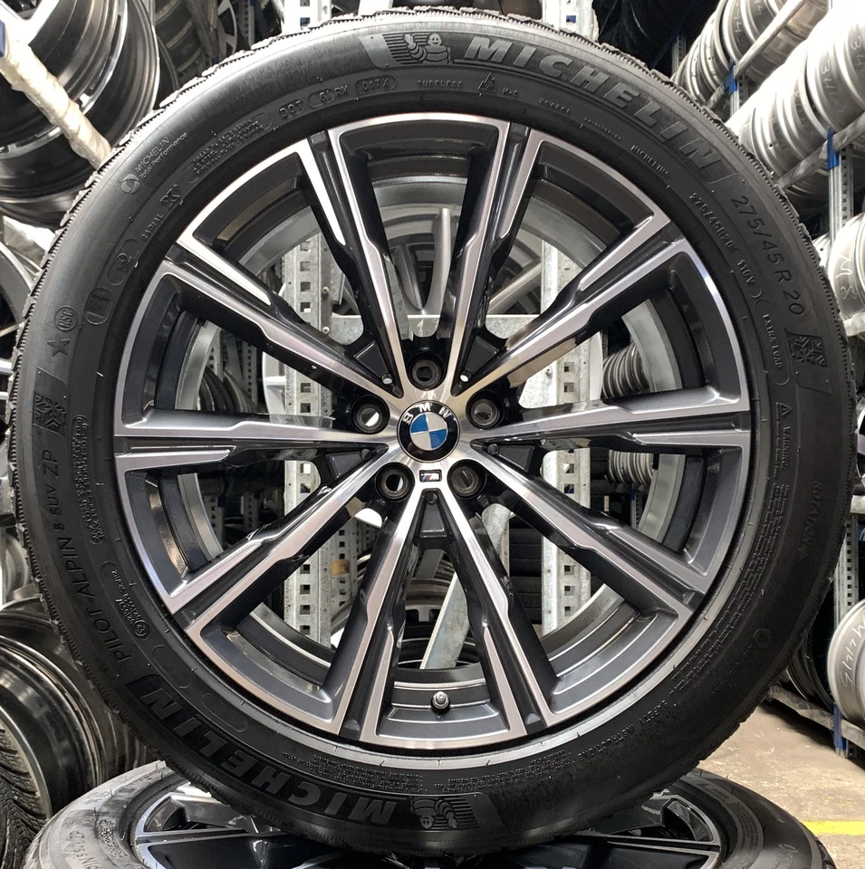 4 Orig BMW Winterräder Styling 740 M 275/45 R20 110V X5 G05 X6 G06 8071996 2992 - Bild 2 von 3