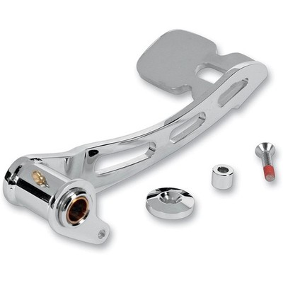 Kuryakyn 1027 Chrome Slotted Extended Brake Pedal for 97-07 Touring & 87-10 FLST