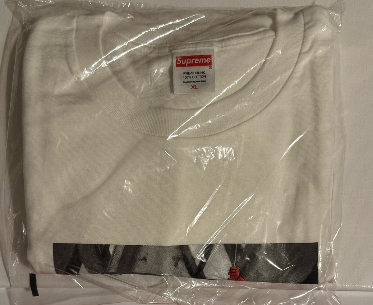 ✓In HAND Supreme Spider Man White Tee XLarge US Ship ASAP | eBay