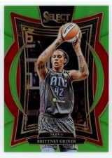 2025 Panini Select WNBA Concourse Neon Green Prizm 32/75 Brittney Griner 1h5u