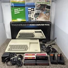 Texas Instruments TI-99/4A  Home Computer In Box TESTED W Cables And Joysticks