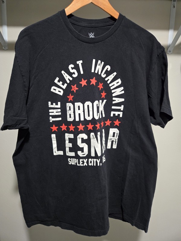 Brock Lesnar Beast Incarnate Suplex City Men’s 2XL Shirt WWE