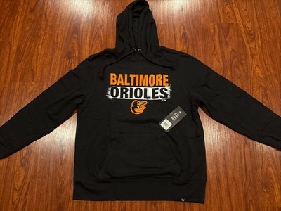  47 Men s Baltimore Orioles Base Sideline Headline Hoodie Sweatshirt Large L MLB