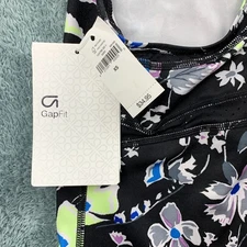 Size XS GapFit Tank top Women's racerback sleeveless Back Floral NEW $34 Z1