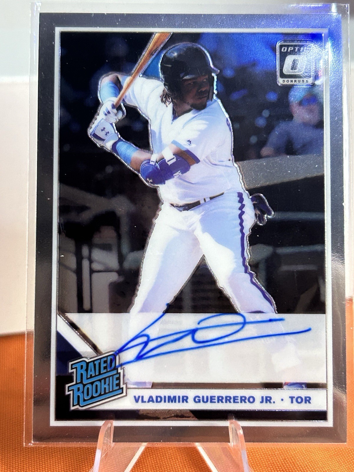2019 Panini Donruss Optic - Rated Rookie Vladimir Guerrero Jr. #RPS-VG RC AUTO