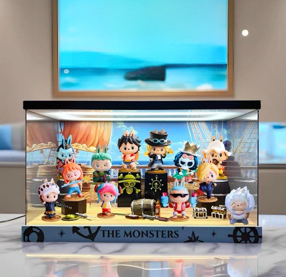 Labubu The Monsters x One Piece Figurine Display Box with
