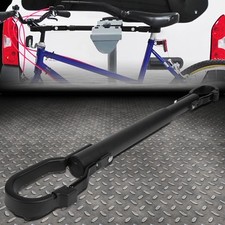 TUBO AJUSTABLE BICICLETA BICICLETA CUADRO SUPERIOR BASTIDOR TRAVESAÑO ADAPTADOR BARRA DE EXTENSIÓN NEGRO