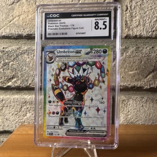 Pokémon TCG Umbreon ex CGC 8.5 Holo Prismatic Evolutions Promo 176 280 HP