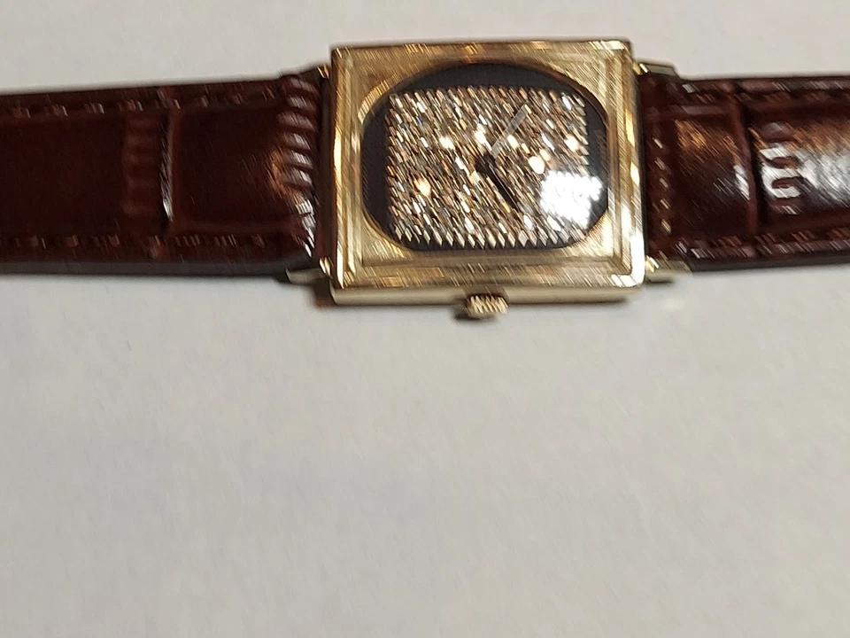 Longines Cal 528 With Diamonds Dial 17 Jewels Swiss Men’s Watch 10k Gold Filled - Image 4 of 4