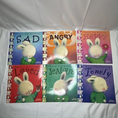 When I'm Feeling Books Set of 6 Children's Emotions Series Trace Moroney
