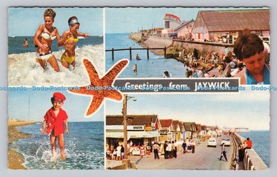 R809639 Greetings From Jaywick. Lion Point. Coastal Cards. Holland on Sea. PM. C