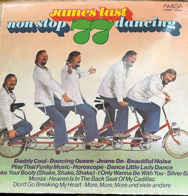 LP  James Last ''non stop 77 dancing''  Amiga 8 55 601 gebraucht 