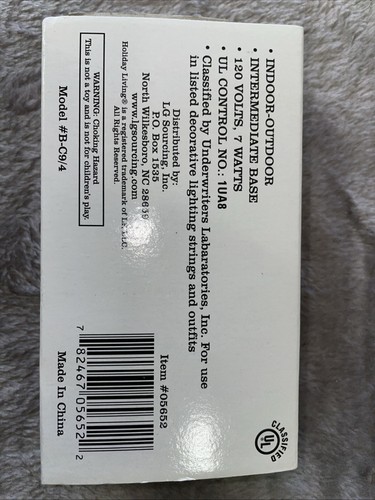 Holiday Living C9 Light Set Replacement Bulbs Multi Color 7 Watts - Picture 5 of 7