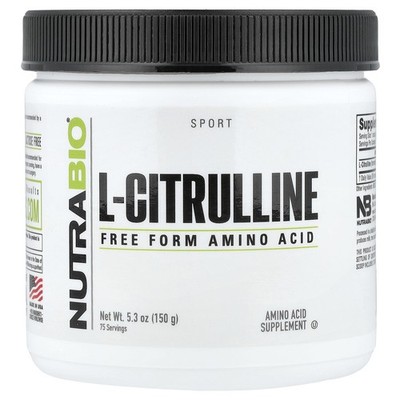 L-Citrulline, Free Form Amino Acid, 5.3 oz (150 g)