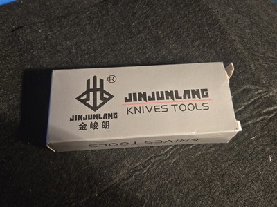 JINJUNLANG Multi-Tool Straight Edge Steel Knife Black Silver
