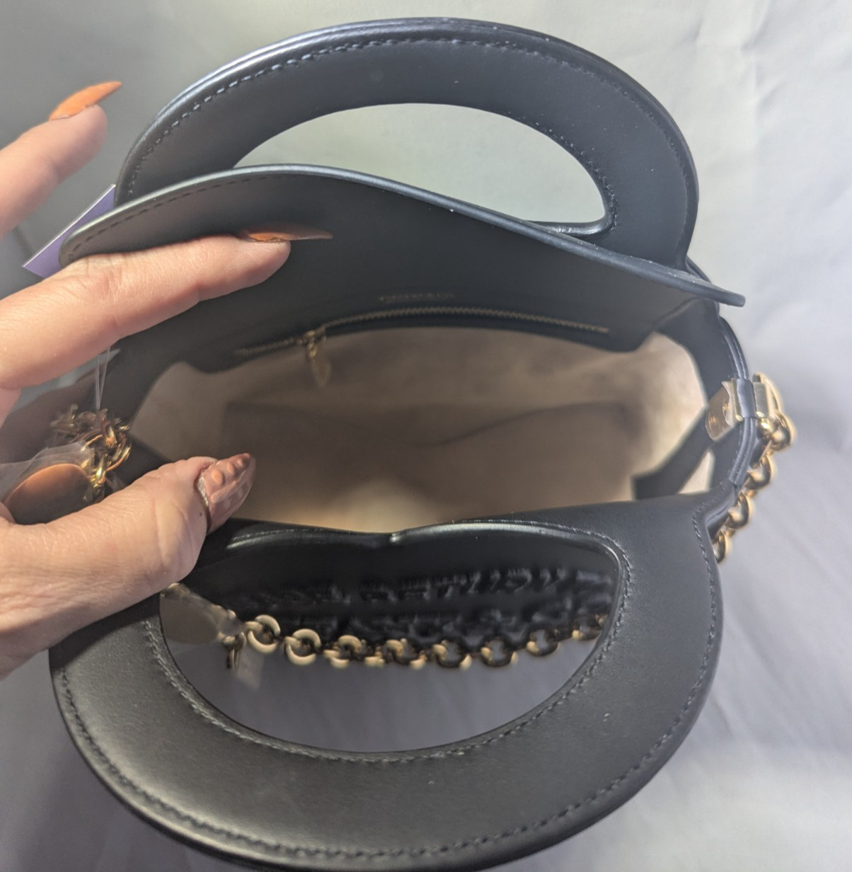 NWT Super Rare Tiffany & Co. Return To Tiffany Raised Logo Black Leather Purse