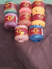 SOUTH MAID Lot of 8 Crochet Embroidery Thread VINTAGE