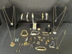 Vintage Costume Jewelry Lot Names & Initials Estate Jewelry